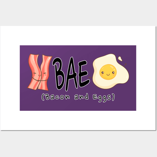 BAE - stands for bacon and eggs Wall Art by JKA